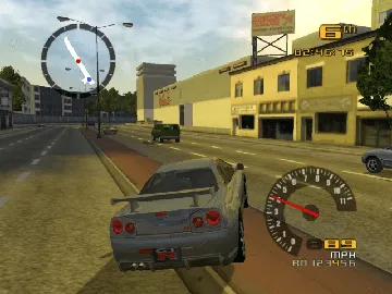 Test Drive (USA) screen shot game playing